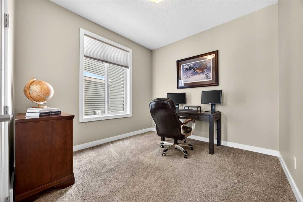 144 Sundown View, Cochrane, AB - Indoor Photo Showing Office