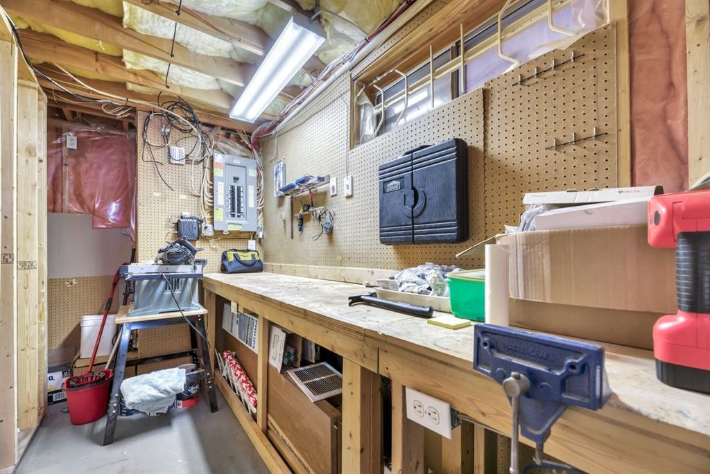 323 Hawkwood Boulevard Nw, Calgary, AB - Indoor Photo Showing Basement
