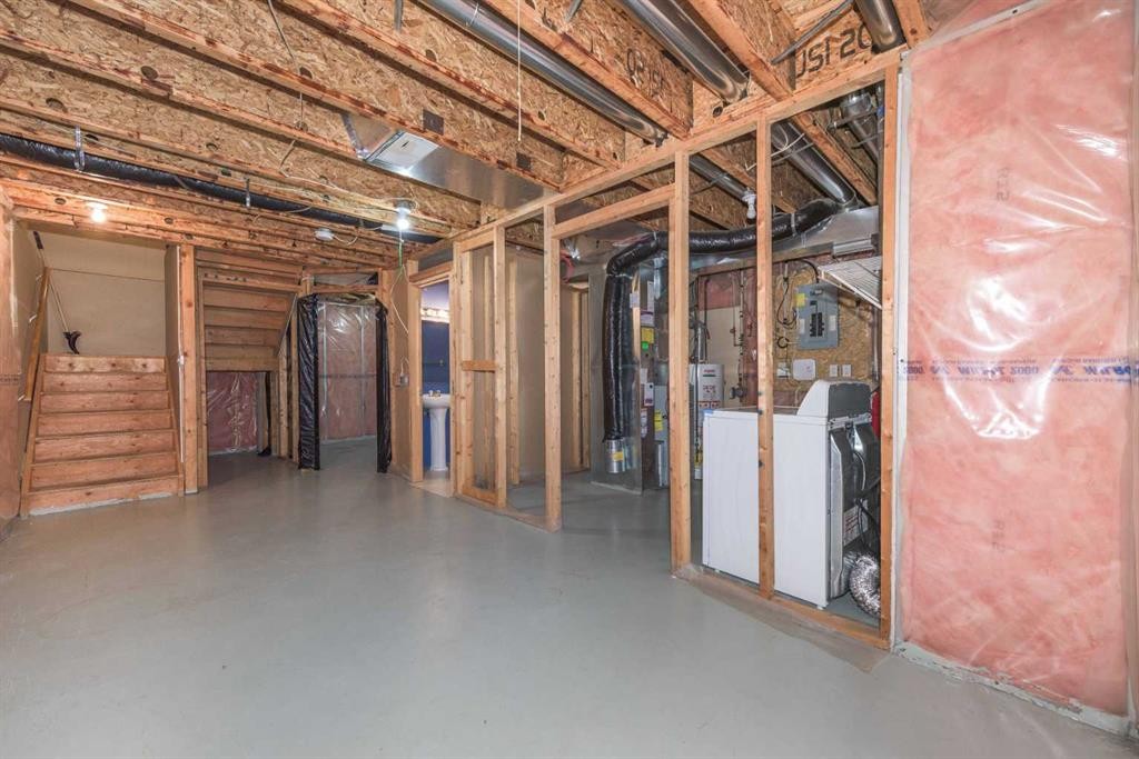 171 Saddlemead Green Ne, Calgary, AB - Indoor Photo Showing Basement