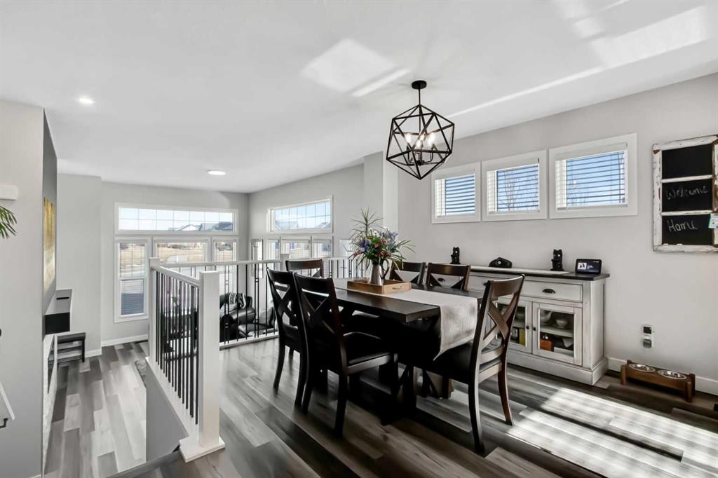 273 Masters Road Se, Calgary, AB - Indoor Photo Showing Dining Room