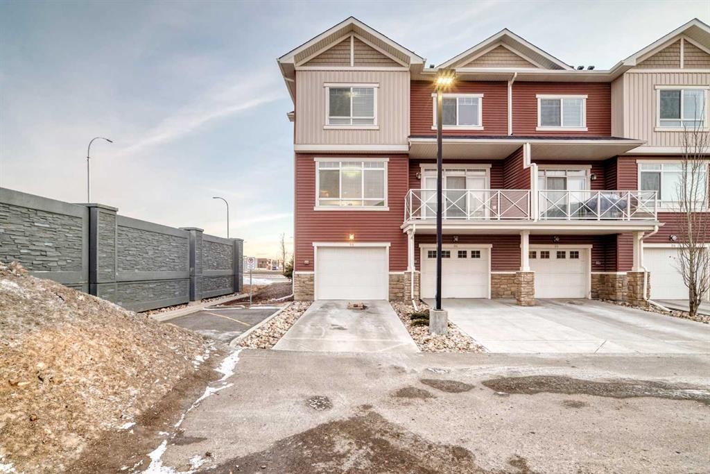 96 Skyview Ranch Avenue Ne, Calgary, AB - Outdoor With Balcony With Facade