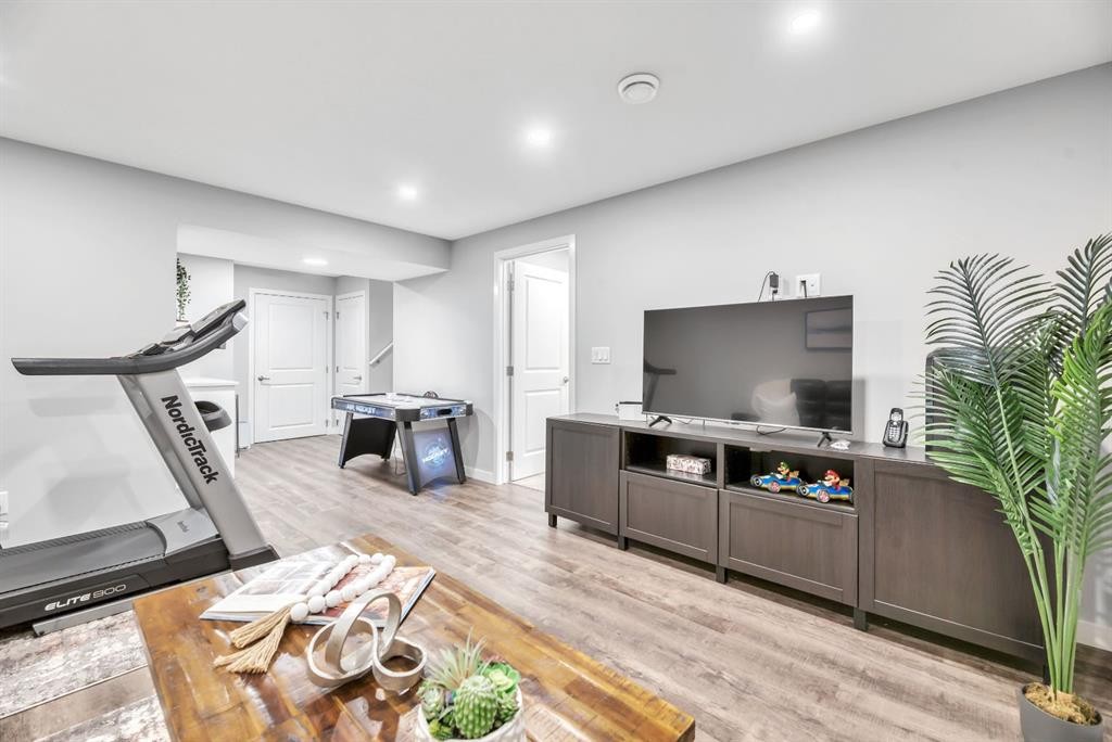 63 Walgrove Way Se, Calgary, AB - Indoor Photo Showing Gym Room