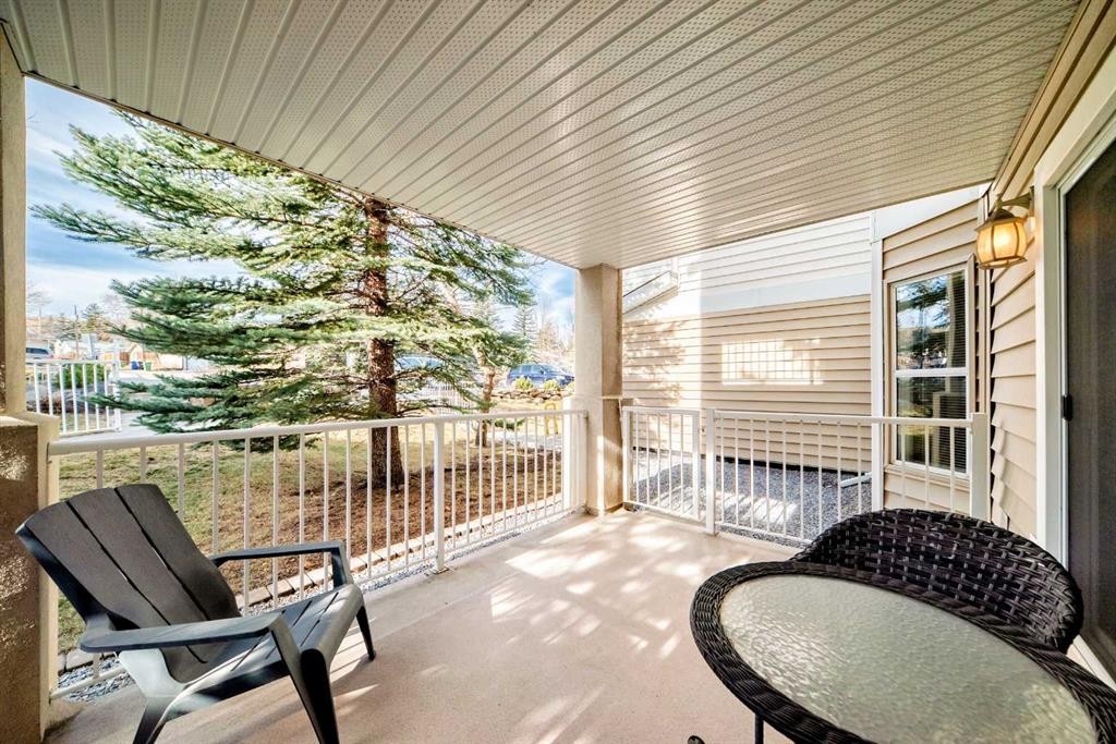 116-6800 Hunterview Drive Nw, Calgary, AB - Outdoor With Deck Patio Veranda With Exterior