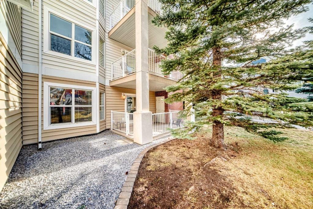 116-6800 Hunterview Drive Nw, Calgary, AB - Outdoor With Deck Patio Veranda