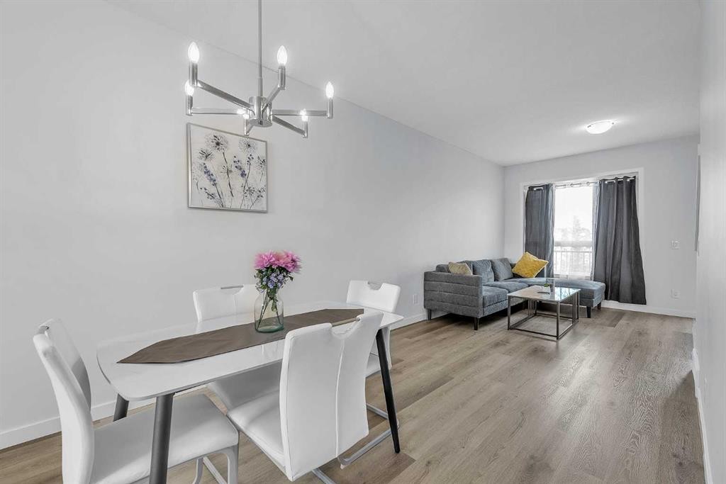 363-301 Redstone Boulevard Ne, Calgary, AB - Indoor Photo Showing Dining Room