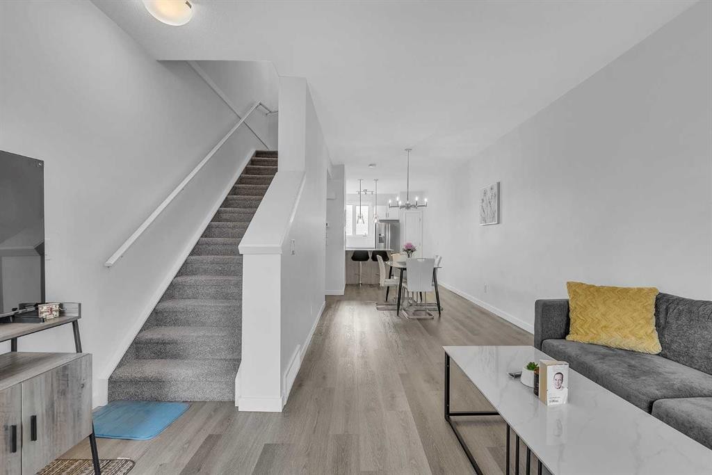 363-301 Redstone Boulevard Ne, Calgary, AB - Indoor Photo Showing Living Room