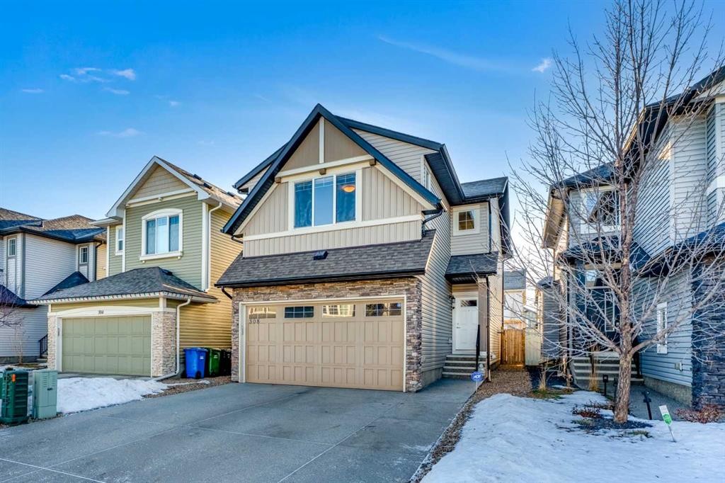 308 Chaparral Valley Way Se, Calgary, AB - Outdoor With Facade