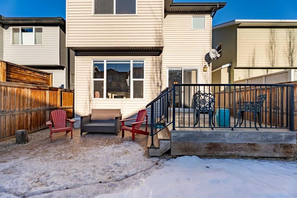 308 Chaparral Valley Way Se, Calgary, AB - Outdoor With Deck Patio Veranda With Exterior