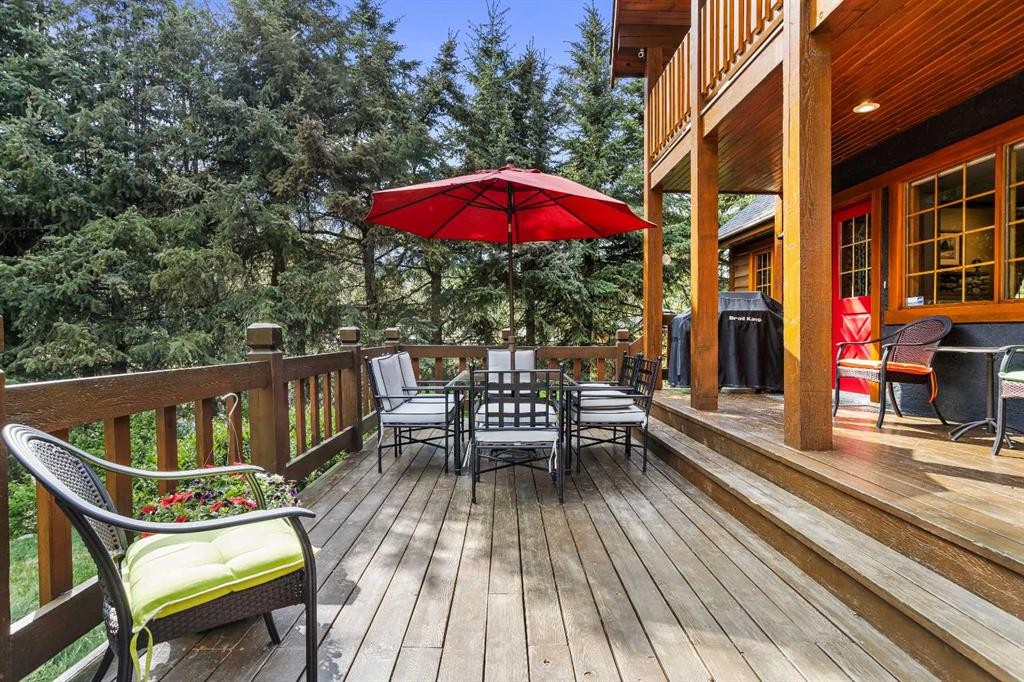 216 Bow River Drive, Harvie Heights, AB - Outdoor With Deck Patio Veranda With Exterior