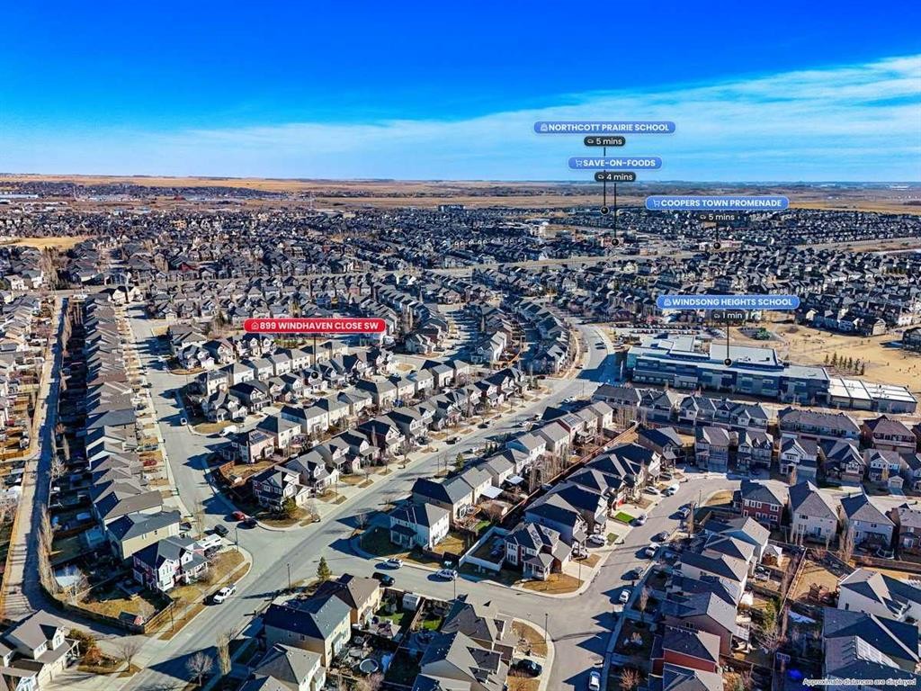 899 Windhaven Close Sw, Airdrie, AB - Outdoor With View