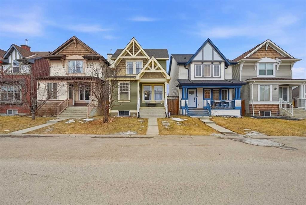 41 New Brighton Green Se, Calgary, AB - Outdoor With Facade