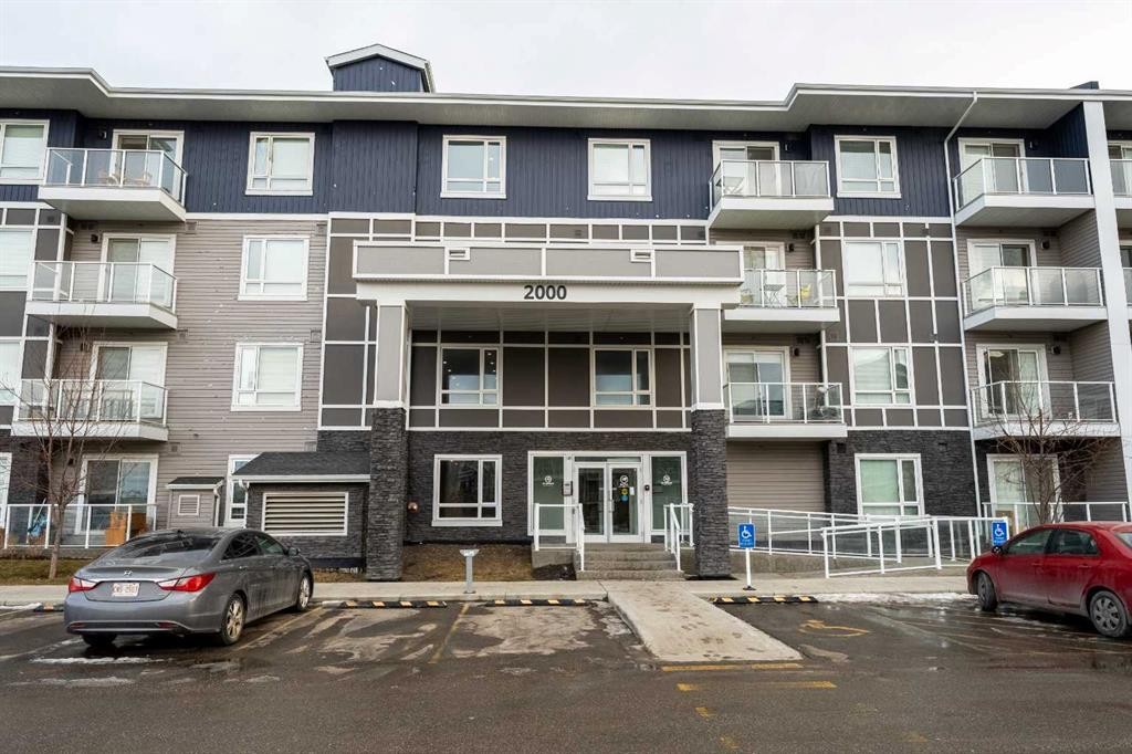 2205-76 Cornerstone Passage Ne, Calgary, AB - Outdoor With Balcony With Facade