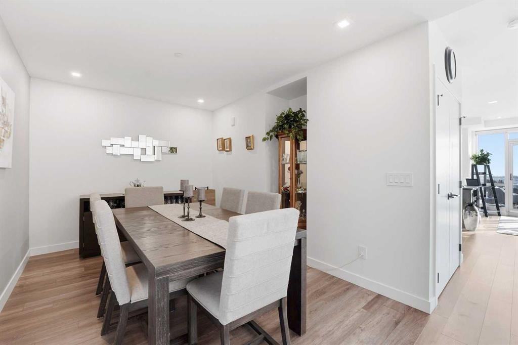 710-8505 Broadcast Avenue Sw, Calgary, AB - Indoor Photo Showing Dining Room