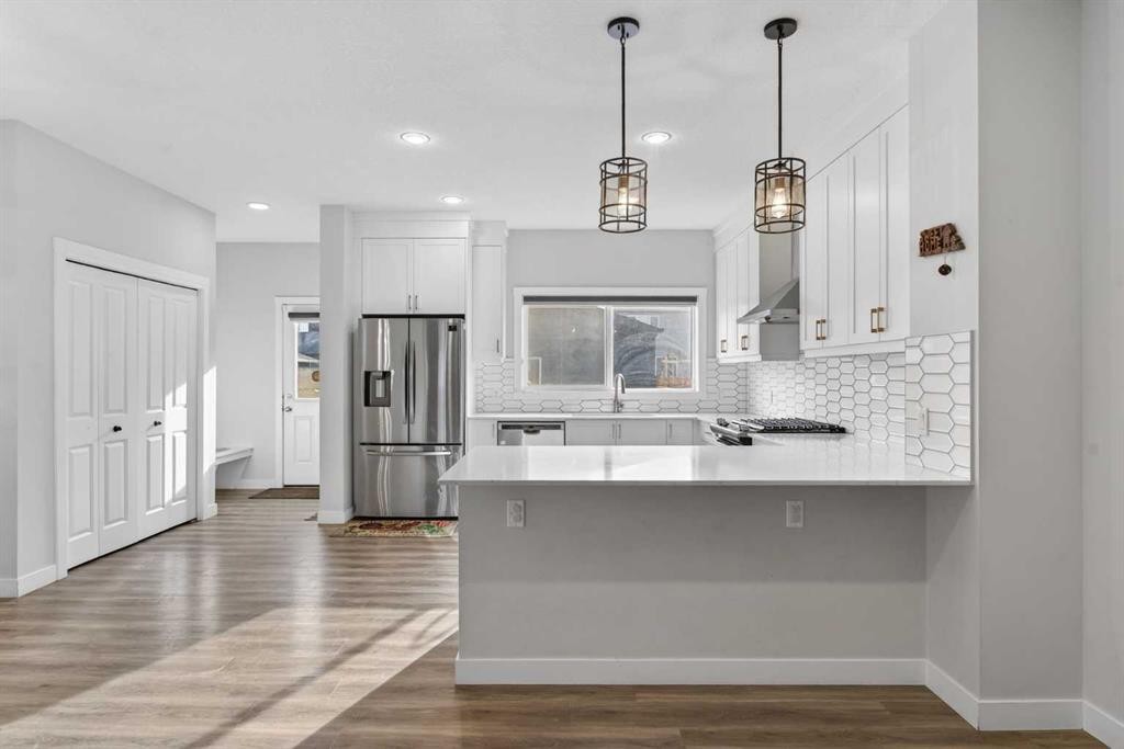 210 Cornerstone Crescent Ne, Calgary, AB - Indoor Photo Showing Kitchen With Upgraded Kitchen