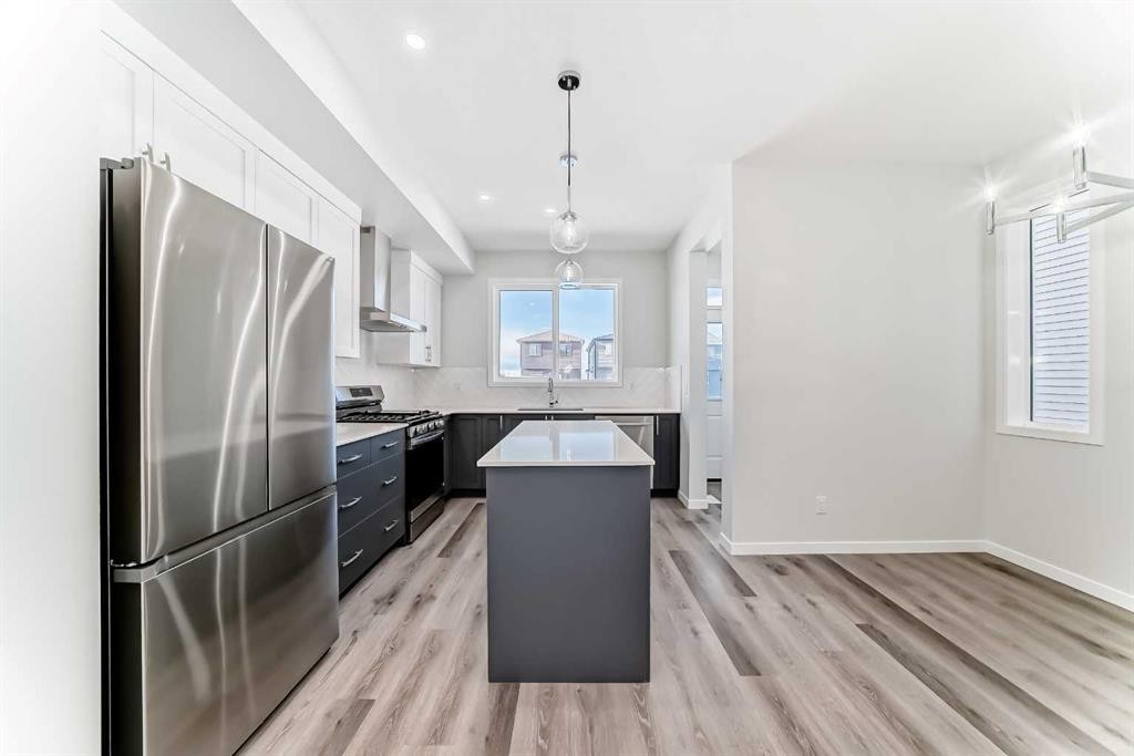 1907 Cornerstone Boulevard Ne, Calgary, AB - Indoor Photo Showing Kitchen With Upgraded Kitchen