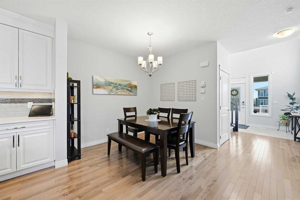 8 Redstone Passage Ne, Calgary, AB - Indoor Photo Showing Dining Room