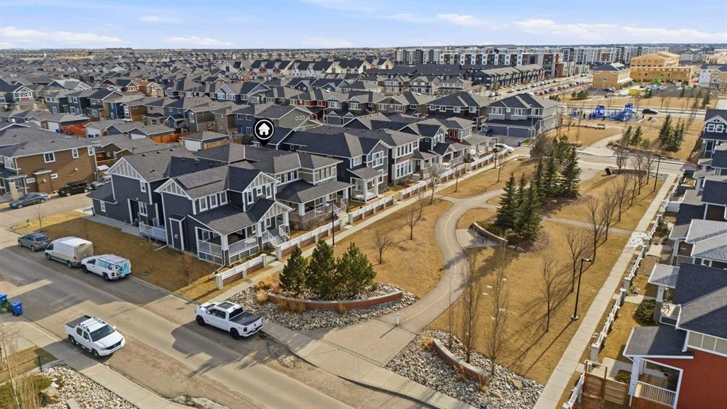 8 Redstone Passage Ne, Calgary, AB - Outdoor With View