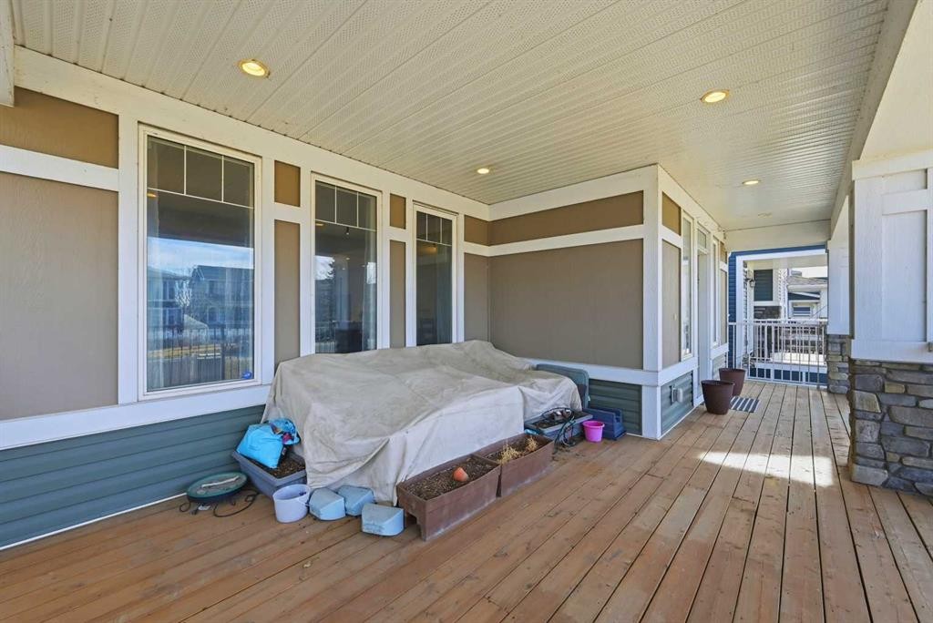 8 Redstone Passage Ne, Calgary, AB - Outdoor With Deck Patio Veranda With Exterior