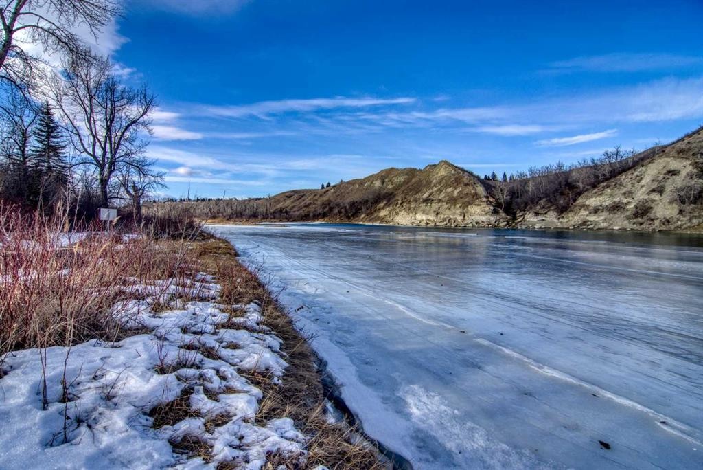7220 Bow Crescent Nw, Calgary, AB - Outdoor With Body Of Water With View