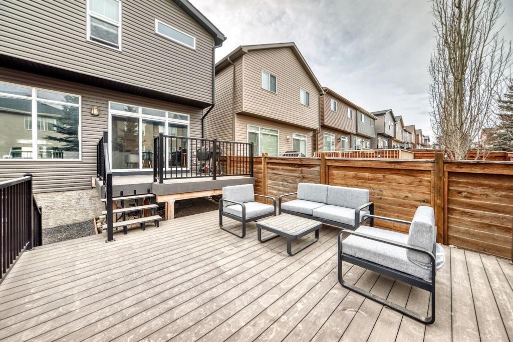 58 Sage Bluff View Nw, Calgary, AB - Outdoor With Deck Patio Veranda With Exterior