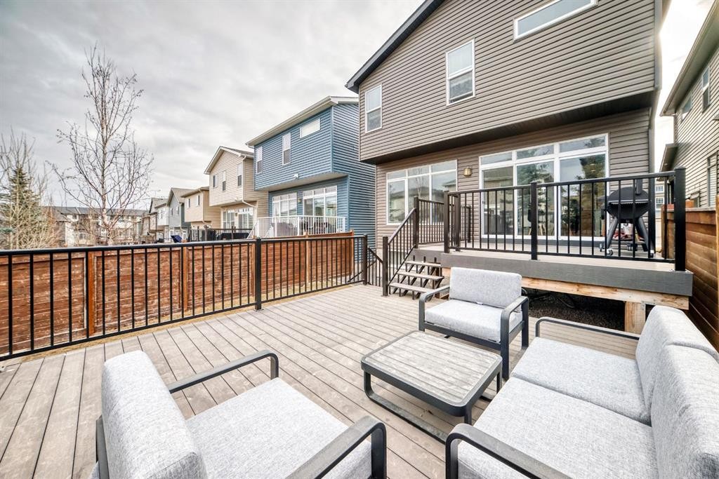 58 Sage Bluff View Nw, Calgary, AB - Outdoor With Deck Patio Veranda With Exterior