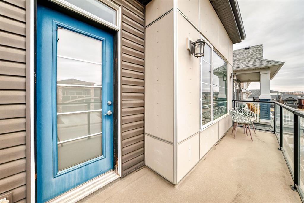 58 Sage Bluff View Nw, Calgary, AB - Outdoor With Balcony With Exterior