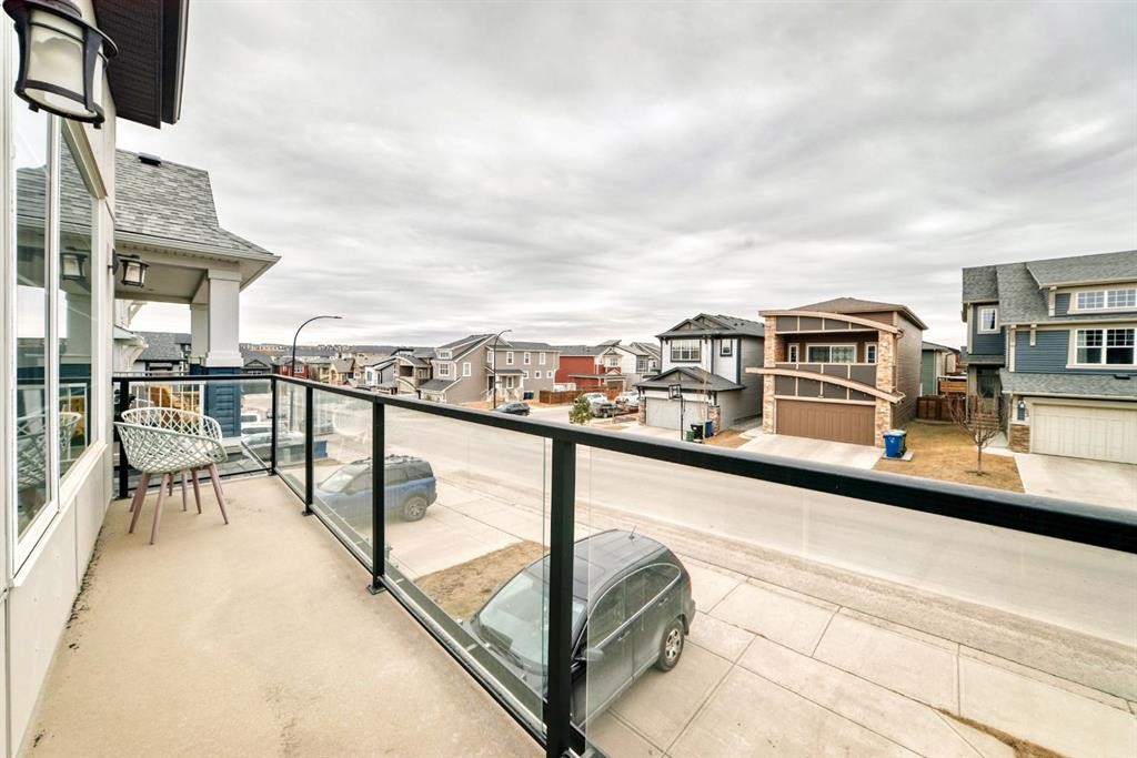 58 Sage Bluff View Nw, Calgary, AB - Outdoor With Balcony With Exterior