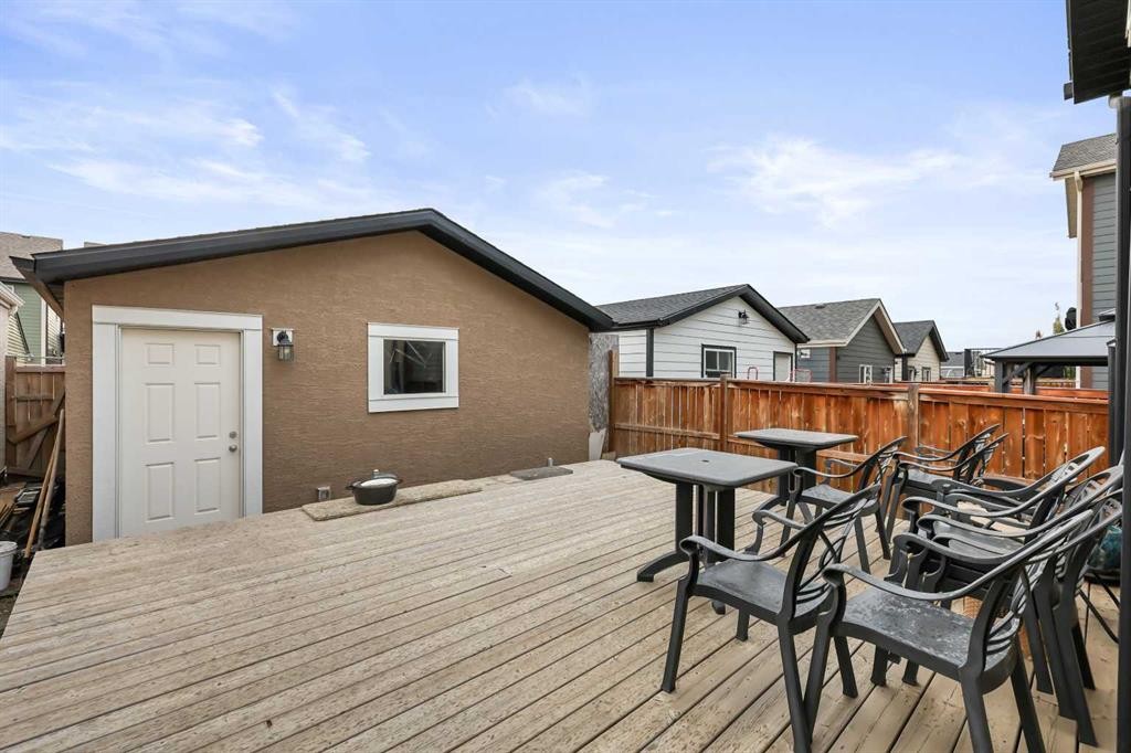 143 Masters Link Se, Calgary, AB - Outdoor With Deck Patio Veranda With Exterior