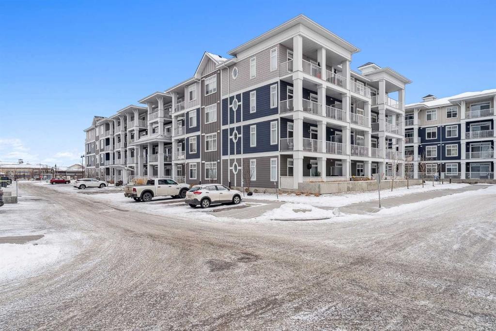 203-500 Auburn Meadows Common Se, Calgary, AB - Outdoor With Balcony With Facade
