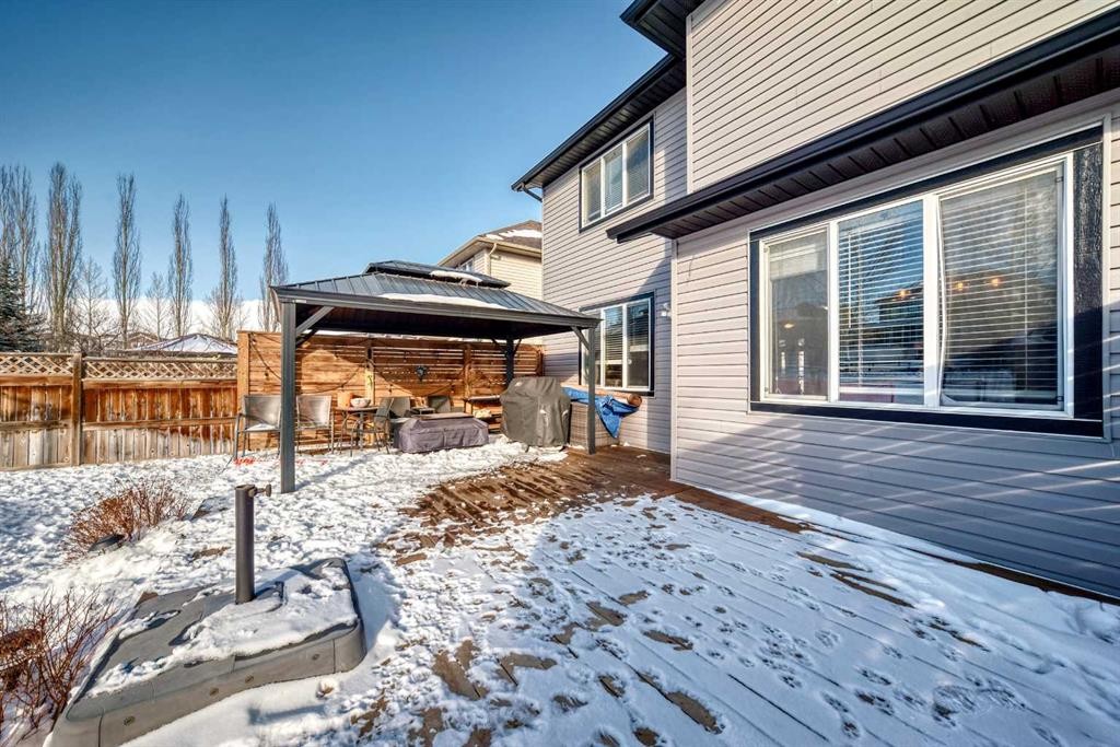 57 Silverado Skies Way Sw, Calgary, AB - Outdoor With Deck Patio Veranda