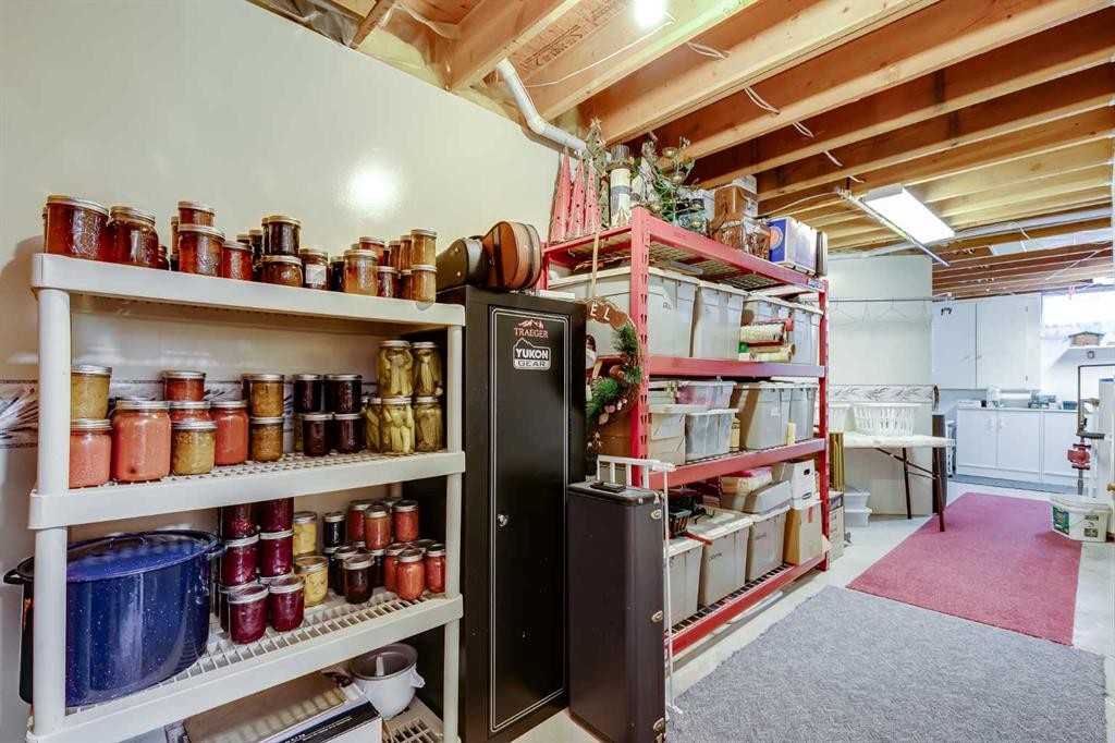 4118 Silverpark Estates Close, Olds, AB - Indoor Photo Showing Basement