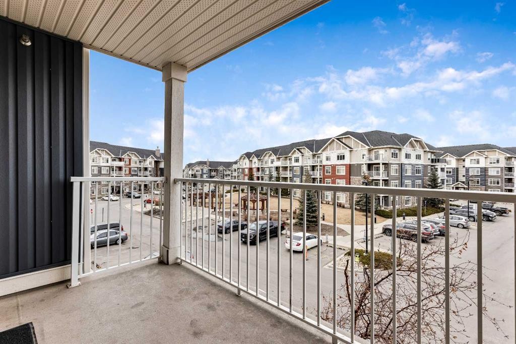 1302-155 Skyview Ranch Way Ne, Calgary, AB - Outdoor With Balcony With Exterior