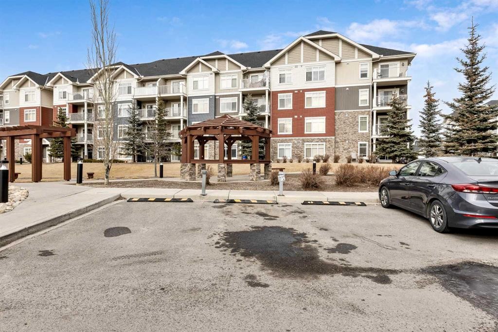1302-155 Skyview Ranch Way Ne, Calgary, AB - Outdoor With Balcony With Facade