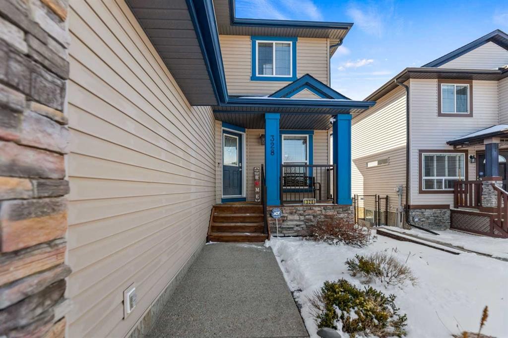328 Rainbow Falls Way, Chestermere, AB - Outdoor With Deck Patio Veranda