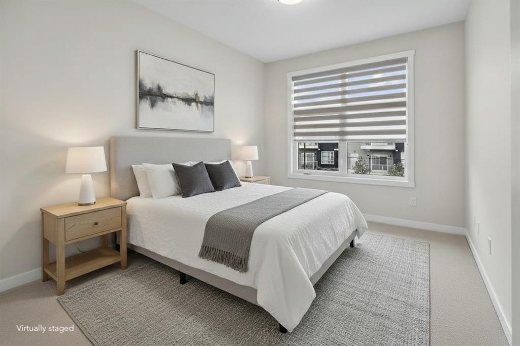 203-400 Belmont Street Sw, Calgary, AB - Indoor Photo Showing Bedroom