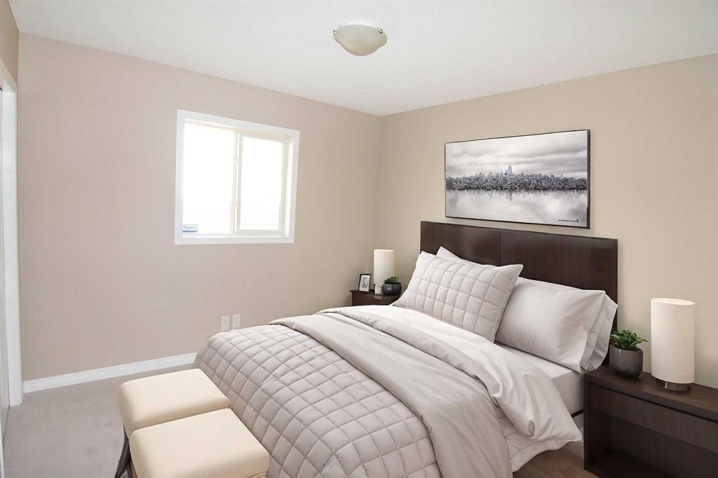 24 Panamount Lane Nw, Calgary, AB - Indoor Photo Showing Bedroom