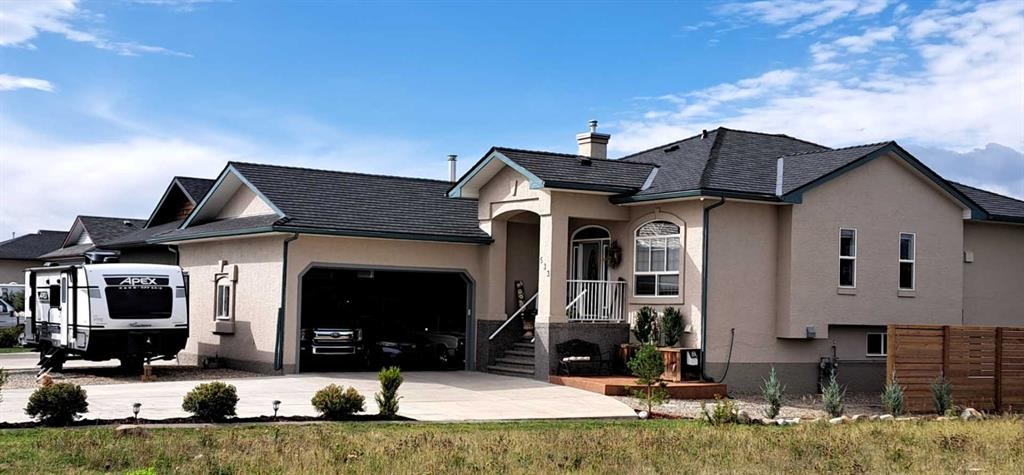 533 Highwood Drive, Longview, AB - Outdoor With Facade
