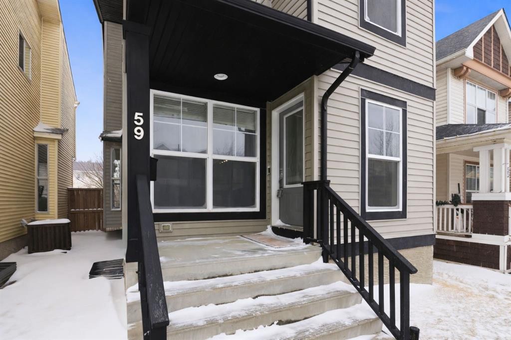 59 Prestwick Bay Se, Calgary, AB - Outdoor With Deck Patio Veranda