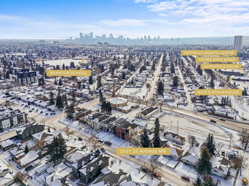 2421 25 Avenue Nw, Calgary, AB - Outdoor With View