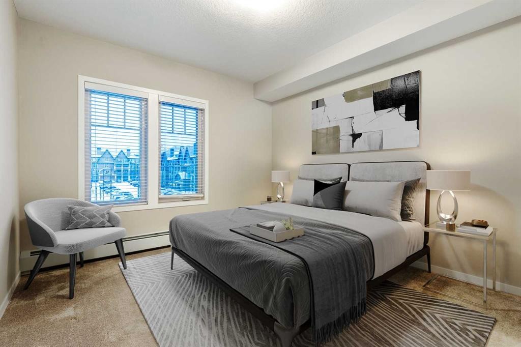 316-30 Mahogany Mews Se, Calgary, AB - Indoor Photo Showing Bedroom