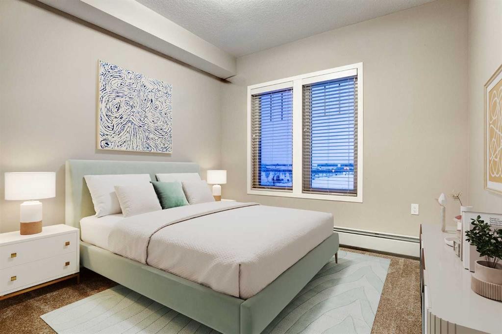 316-30 Mahogany Mews Se, Calgary, AB - Indoor Photo Showing Bedroom