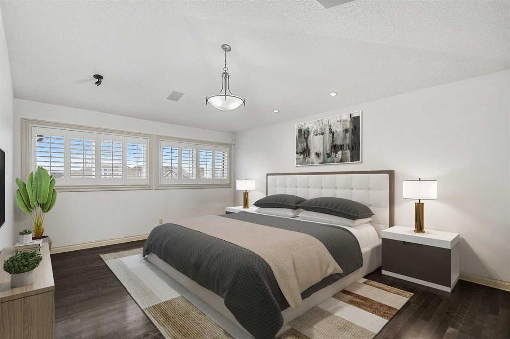 151 Mahogany Bay Se, Calgary, AB - Indoor Photo Showing Bedroom