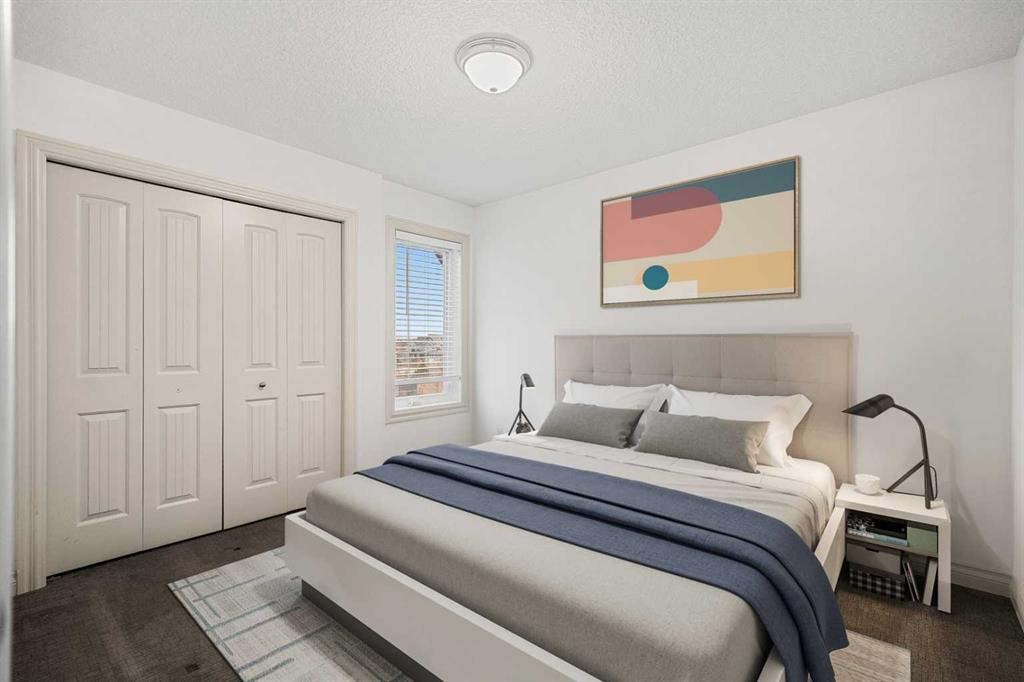 151 Mahogany Bay Se, Calgary, AB - Indoor Photo Showing Bedroom