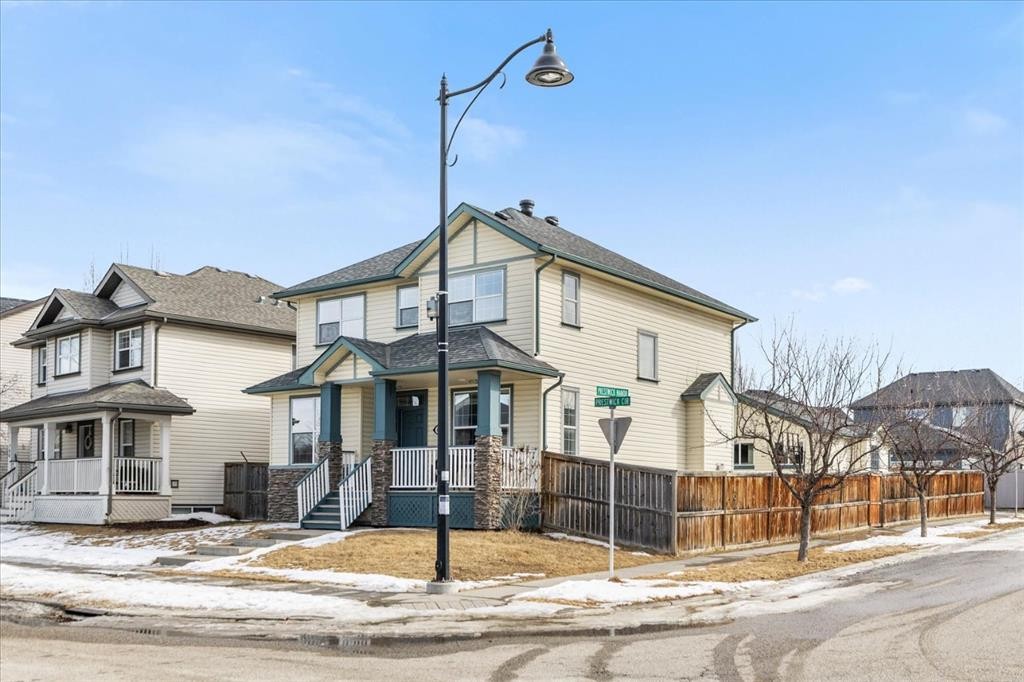 800 Prestwick Circle Se, Calgary, AB - Outdoor With Deck Patio Veranda With Facade