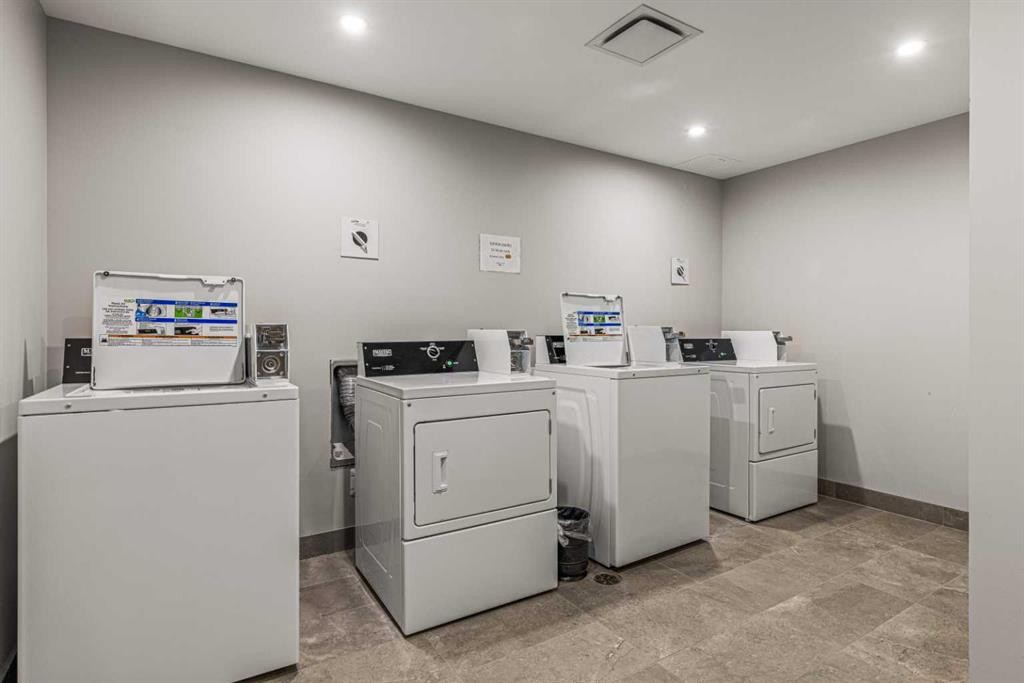 402-1315 Spring Creek Gate, Canmore, AB - Indoor Photo Showing Laundry Room