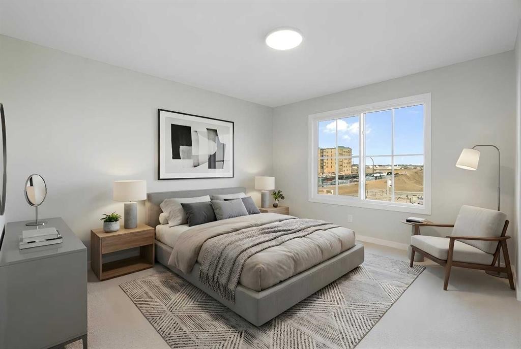 1465 Rangeview Drive Se, Calgary, AB - Indoor Photo Showing Bedroom
