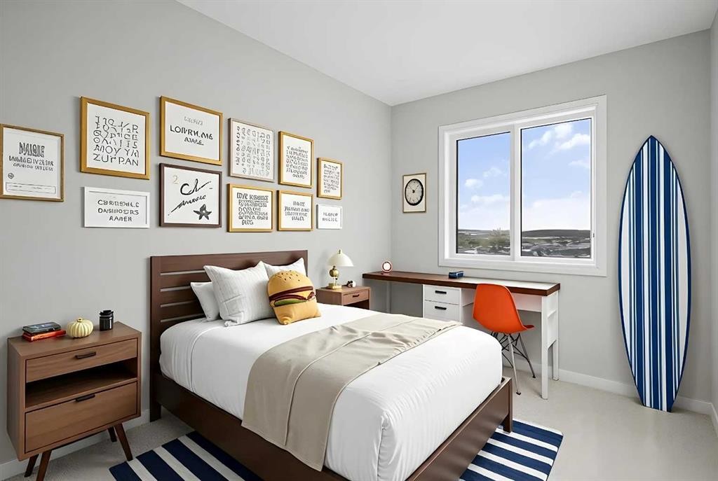 1465 Rangeview Drive Se, Calgary, AB - Indoor Photo Showing Bedroom