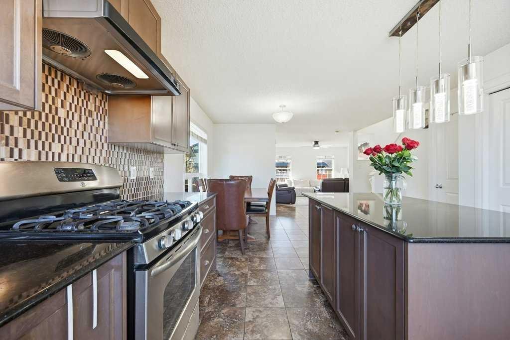 70 Skyview Point Green Ne, Calgary, AB - Indoor Photo Showing Kitchen With Upgraded Kitchen