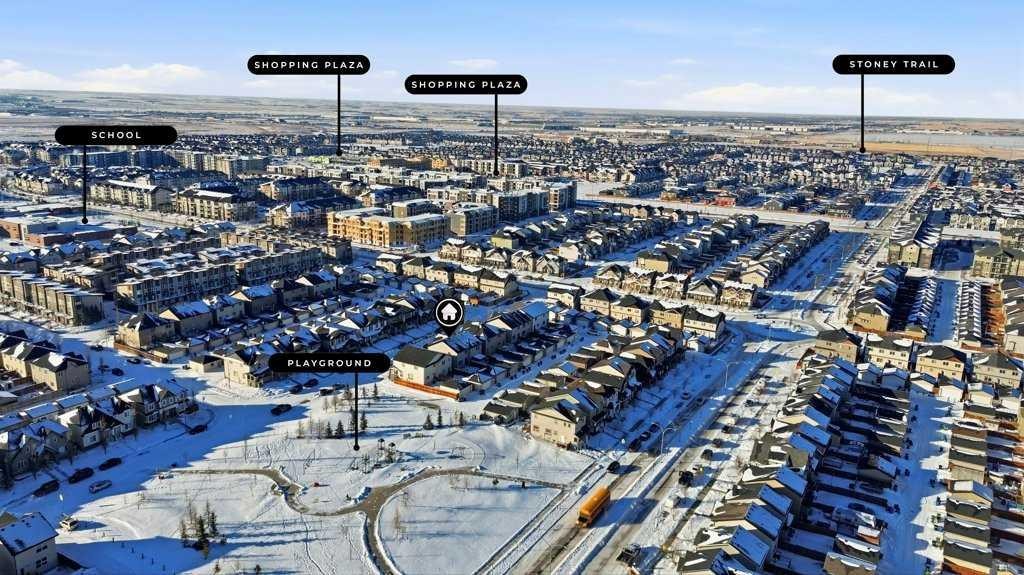 70 Skyview Point Green Ne, Calgary, AB - Outdoor With View