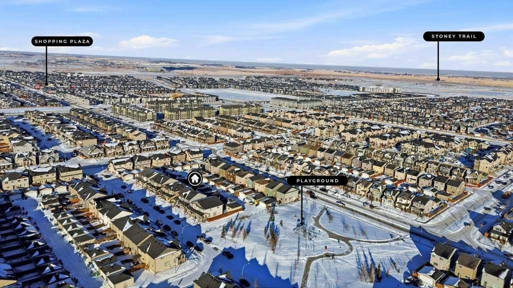 70 Skyview Point Green Ne, Calgary, AB - Outdoor With View